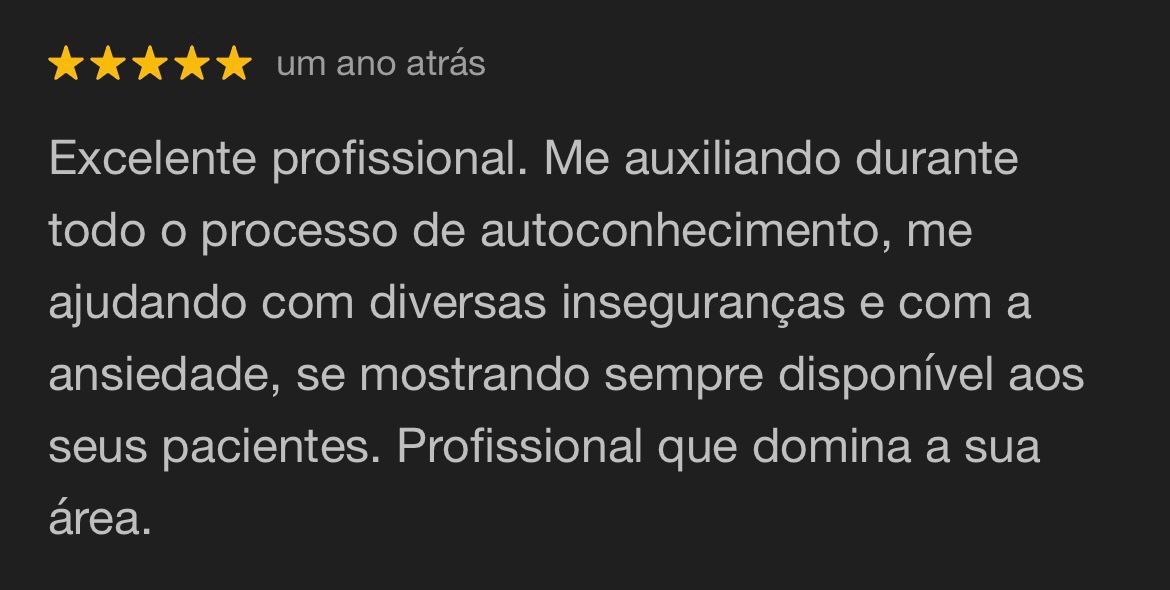 Depoimento Paciente 2